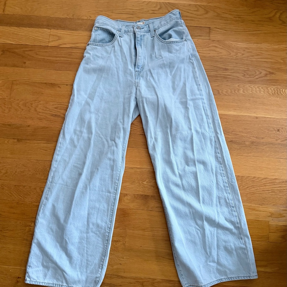 Levi's Light Blue baggy jeans